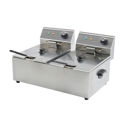 A.LEO DEF-4L-2 electric potato fryer for western fast food equipment Fryer Deep