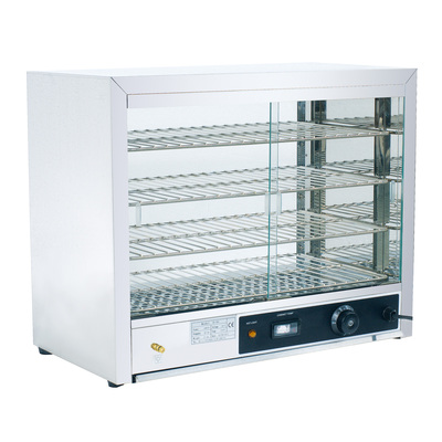 A.LEO WD-805 Commercial Food Warmer865X360X625 4-Tier Countertop Food Pizza Warmer 1000W