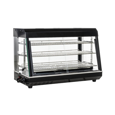 A.LEO R60-1H Electric &nbsp;Restaurant Bread Display Glass Food Warmer Showcase Food Warmer