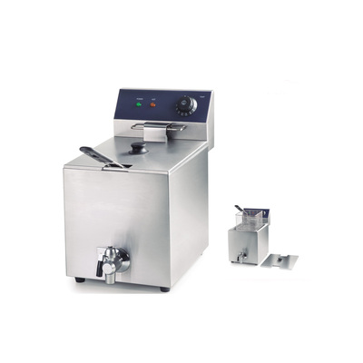 A.LEO DEF-8L-F Electric Deep Fryer with Professional Tap 3250 W