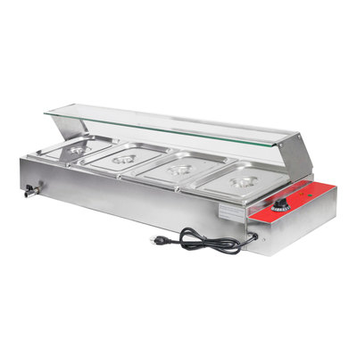 A.LEO BLTC-MG-4 &nbsp;4 pans bain marie