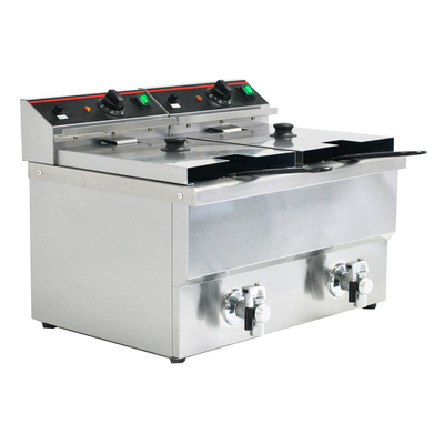 A.LEO DEF-2H-6L DEF-2H-8L DEF-2H-11L Electric Deep Fryer with Professional Tap